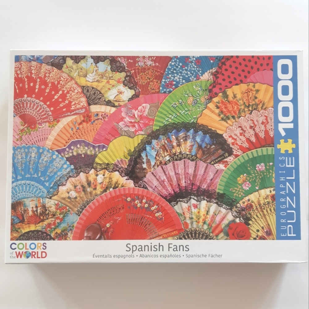 Spanish Fans 1000-piece puzzle by Eurographics